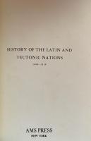 History of the Latin and Teutonic Nations (1494 to 1514).