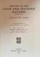 History of the Latin and Teutonic Nations (1494 to 1514).