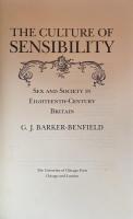 The Culture of Sensibility: Sex and Society in Eighteenth-Century Britain