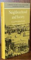 Neighbourhood and Society: A London Suburb in the Seventeenth Century (Cambridge Studies in Population, Economy and Society in Past Time, 5)