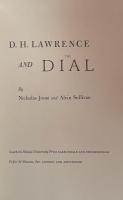 D. H. Lawrence and The Dial

