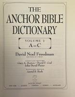 The Anchor Bible Dictionary. 6 Volumes Complete.