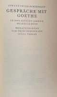 Gespräche mit Goethe in den letzten Jahren seines Lebens