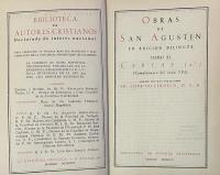Obras de San Agustín. Complete 18-Volume Set. Biblioteca de Autores Cristianos (BAC).