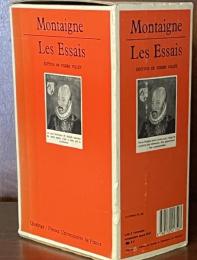 Montaigne – Les Essais. Édition de Pierre Villey. Complete in Three Volumes. Paperback Set in Slipcase