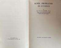 Some Problems in Ethics