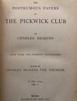 The Pickwick Papers Vol.1&2 Charles Dickens Jubilee Edition