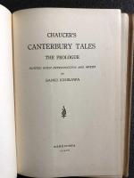 Chaucer's Canterbury Tales The Prologue Edited with Introduction and Notes By Sanki Ichikawa