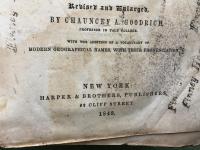 An American Dictionary of the English Language;exbiting the origin,orthography,pronounciation,and definitions of words.
By Noah Webster,LL.D. abridged from the quarto edition of the author to which are added a synopsis of words differently pronounced by different orthoepist and Walker's Key to the classical pronounciation of Greek,Latin,and scripture proper names.
Revised and enlarged by Chauncey A . Goodrich Professor in Yale College. with the addition of a vocabulary of modern geographical names with their pronunciations.