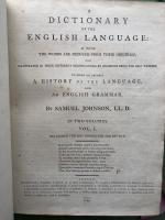 A Dictionary of the English Language:In which the words are deduced from their originals,illustrated in their different significations by examples from the best writers. To which are prefixed A History of the Language, and An English Grammar.