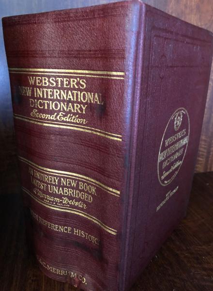 Webster's international dictionary of