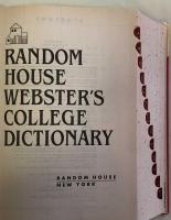 Random House Webster's College Dictionary