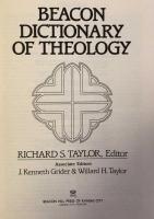 Beacon Dictionary of Theology 