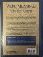 Word Meanings in the New Testament