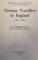 German Travellers in England 1400-1800