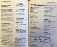 THE ORIGINAL BRITISH THEATRE DIRECTORY 1987-88