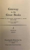 Gateway to the Great Books 5; Vol 5 Critical Essays