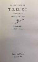 The Letters Of T. S. Eliot Volume I. 1898-1922