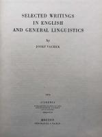 Selected Writings in English and General Linguistics