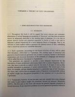 Some Aspects of Text Grammars. A Study in Theoretical Linguistics and Poetics. [Janua Linguarum, Studia Memoriae Nicolai Van Wijk Dedicata (edenda curat C.H.Van Schooneveld). Series Maior,63]