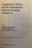 Comparative Politics and the International Political Economy VolumeⅡ (The Library of International Political Economy 8)