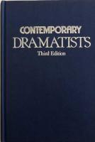 Contemporary Dramatists Third Edition