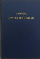 Die Syntax des Heliand