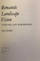 Romantic Landscape Vision: Constable and Wordsworth