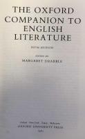 The Oxford Companion to English Literature