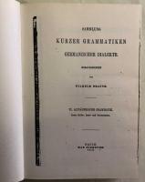 Altsächsische Grammatik (= Sammlung kurzer Grammatiken Germanischer Dialekte)