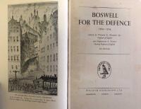 Boswell For The Defence 1769-1774