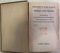 Werke und Briefe Dramen 2. Penthesilea, Das Käthchen von Heilbronn, Die Hermannsschlacht, Prinz Friedrich Von Homburg