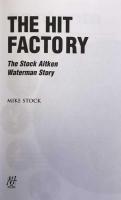The Hit Factory　The Stock　Aitken Waterman Story