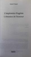 L'impératrice Eugénie: L'obsession de l'honneur