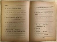 Kenkyusha's Work Book Second Year Class Part 1  中学英語教科書準拠練習問題集