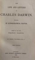 The Life and Letters of Charles Darwin, Including An Autobiographical Chapter. Edited By His Son, Francis Darwin. In Three Volumes