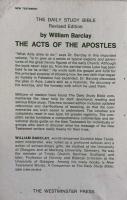 The Acts of the Apostle (The Daily Study Bible Series)