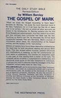 The Gospel of Mark (The Daily Study Bible　Series)