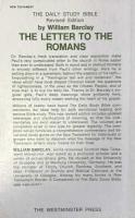 The Letter to the Romans (The Daily Study Bible Series)