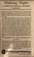 Wuthering Heights　An authoritative text, with essays in criticism (A Norton critical edition)