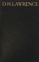 D. H. Lawrence : A First Study