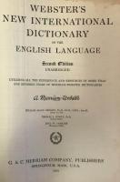 Webster's New International Dictionary of the English Language