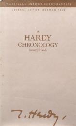A Hardy Chronology: Macmillan Author Chronologies Series