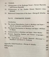 Primate Behavior: Field Studies of Monkeys and Apes