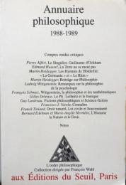 Annuaire philosophique 1988-1989