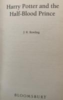 Harry Potter and the Half-blood Prince