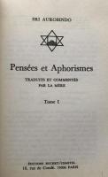 Pensées et Aphorismes tome 1