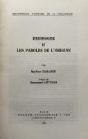 Heidegger et les Paroles de L'origine