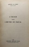 L'Image dans l'œuvre de Pascal