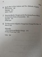 Price Indexes and Quality Change Studies in New Methodes of Measurement